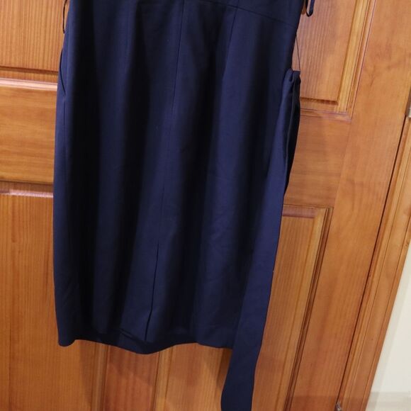 Ellen Tracy Black Sleeveless Sheath Midi Dress 10 - Picture 4 of 11